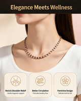 WOLLET Women's Classic Round Link Chain Necklace | Modern Minimalist Jewelry Gift