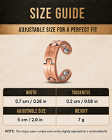 Wollet Men's Copper Ring – Classic Style Jewelry Gift