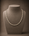 Powerful Silver & Gold Titanium Magnetic Therapy Necklace