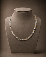 Powerful Silver & Gold Titanium Magnetic Therapy Necklace