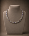 WOLLET Silver Gold Amethyst Necklace – Vintage Luxury Botanical Jewelry