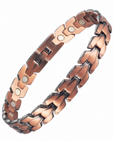 Wollet Magnetic Therapy Copper Bracelet with 3500 Gauss Magnets