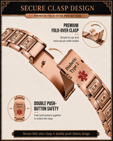 Men’s Vintage Pure Copper Bracelet – Adjustable Classic Link Jewelry（副本）