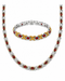 WOLLET Silver Red Garnet Gemstone Necklace – Vintage Luxury Statement Jewelry（副本）