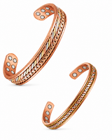 WOLLET 99.95% Pure Copper Magnetic Bracelet for Men（副本）