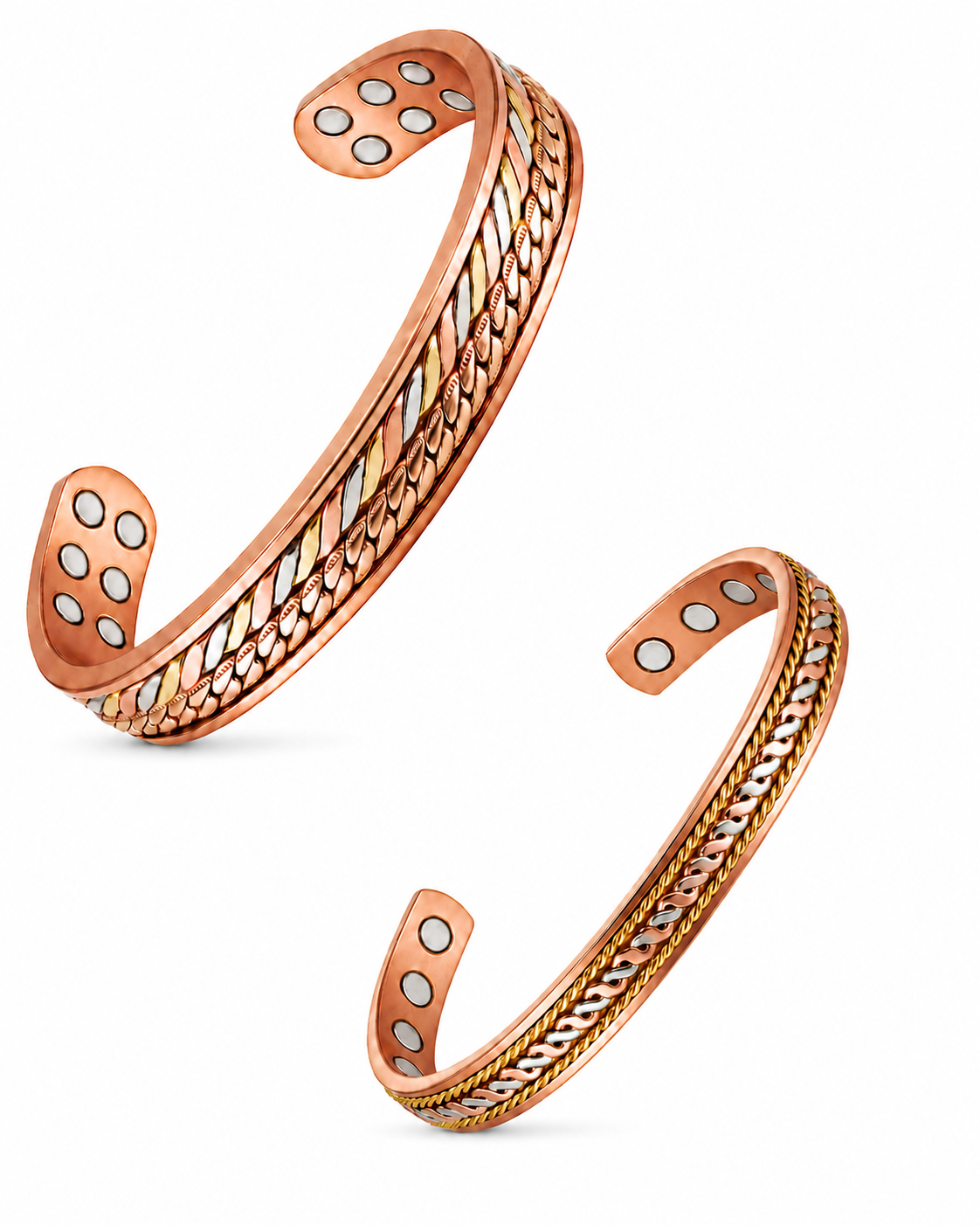 WOLLET 99.95% Pure Copper Magnetic Bracelet for Men（副本）