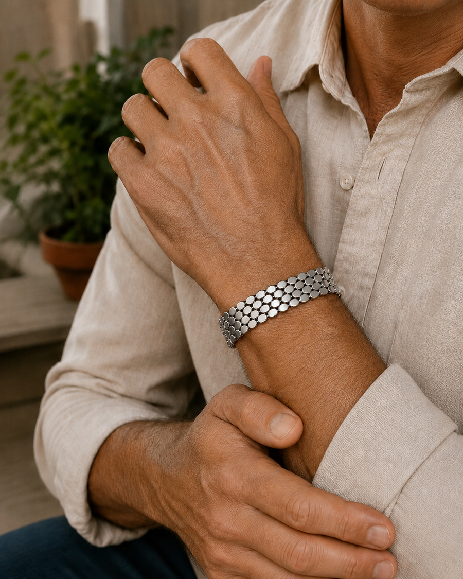 WOLLET Premium Titanium Magnetic Bracelet for Men