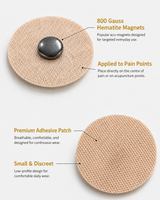 WOLLET Magnetic Acupressure Patches – 800 Gauss Hematite Magnets Kit