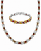 WOLLET Silver Red Garnet Gemstone Necklace – Vintage Luxury Statement Jewelry（副本）