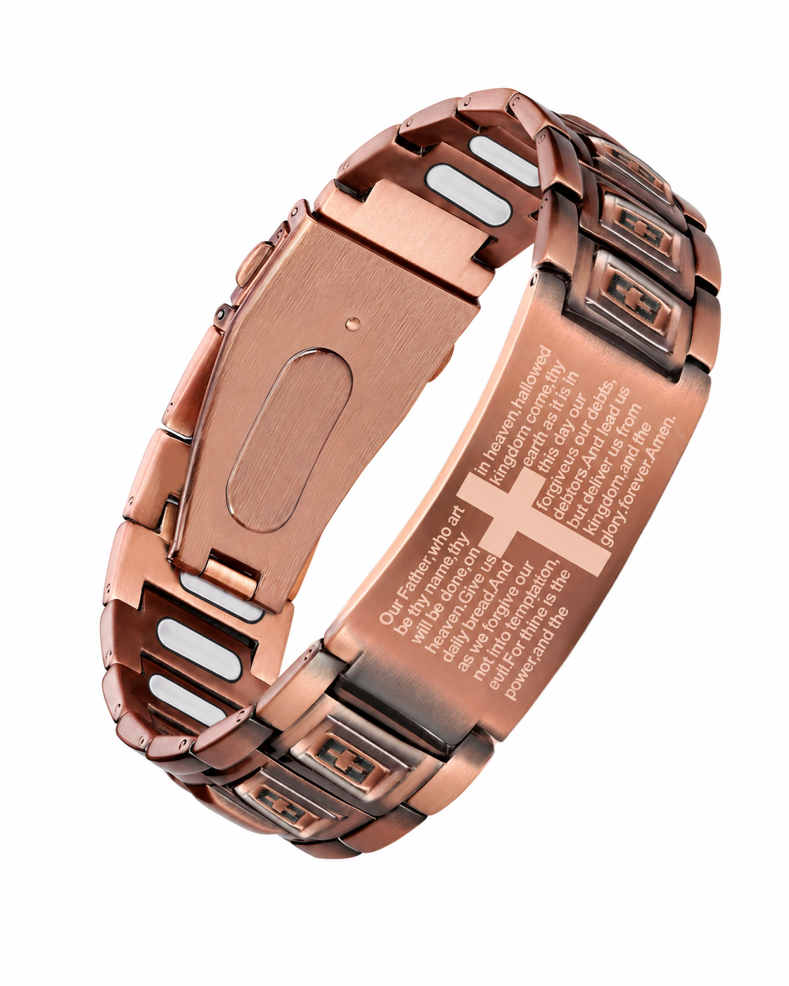 EllipseMAX Magnetic Copper Bracelet for Men (Custom Engraving)