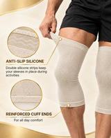 Magnetic Therapy Knee Compression Sleeves (Pair)