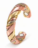 WOLLET Copper Magnetic Therapy Ring (Two-Tone)
