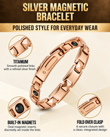 Wollet Women’s Ultra Strength Magnetic Bracelet