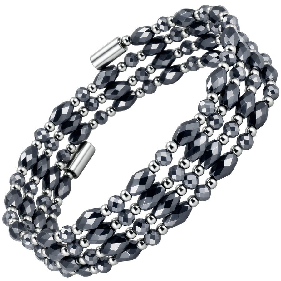 MAX Strength Magnetic Hematite & Copper Bracelet (Double Row)