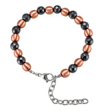 MAX Strength Magnetic Hematite & Copper Bracelet Double Row