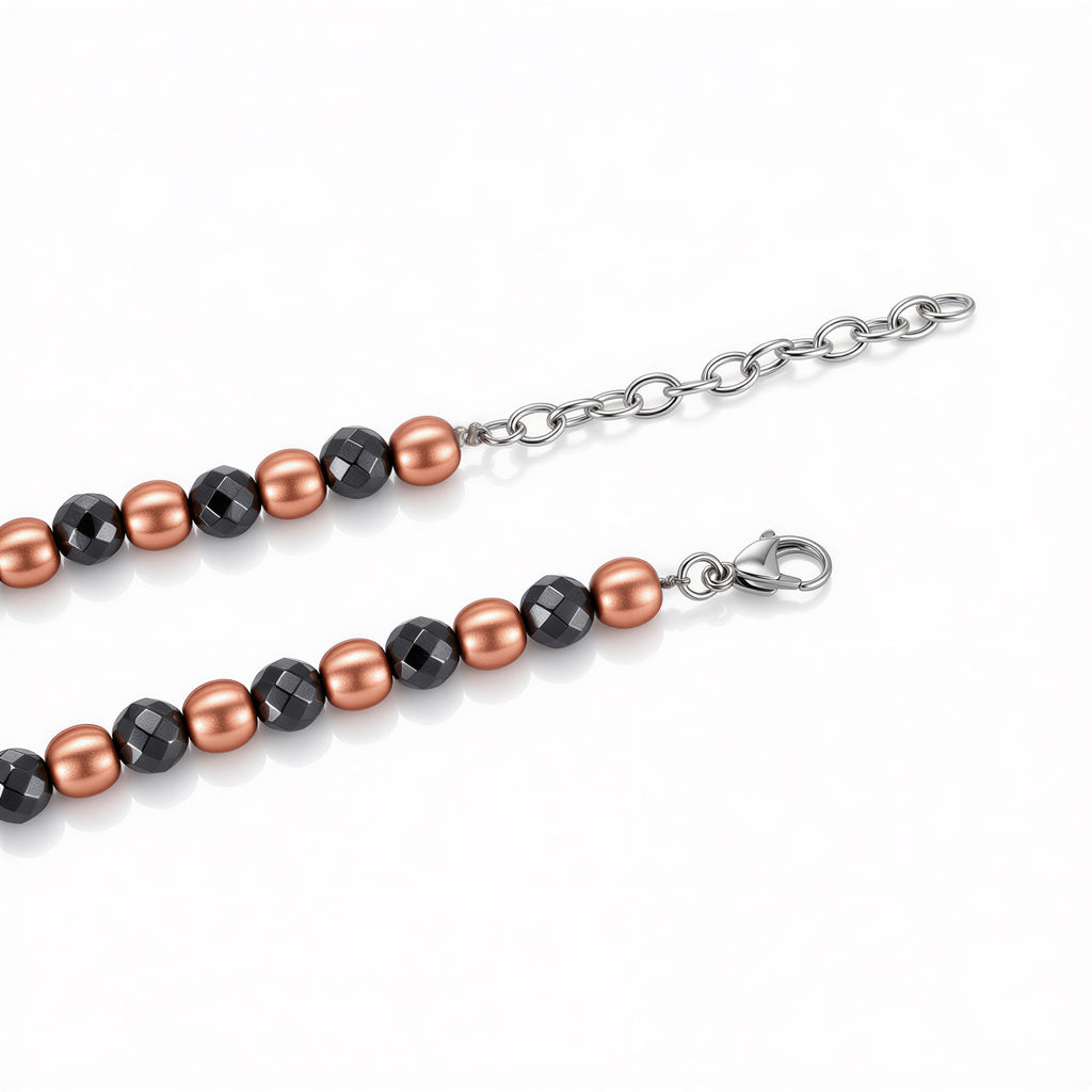 WOLLET Black Obsidian Magnetic Necklace