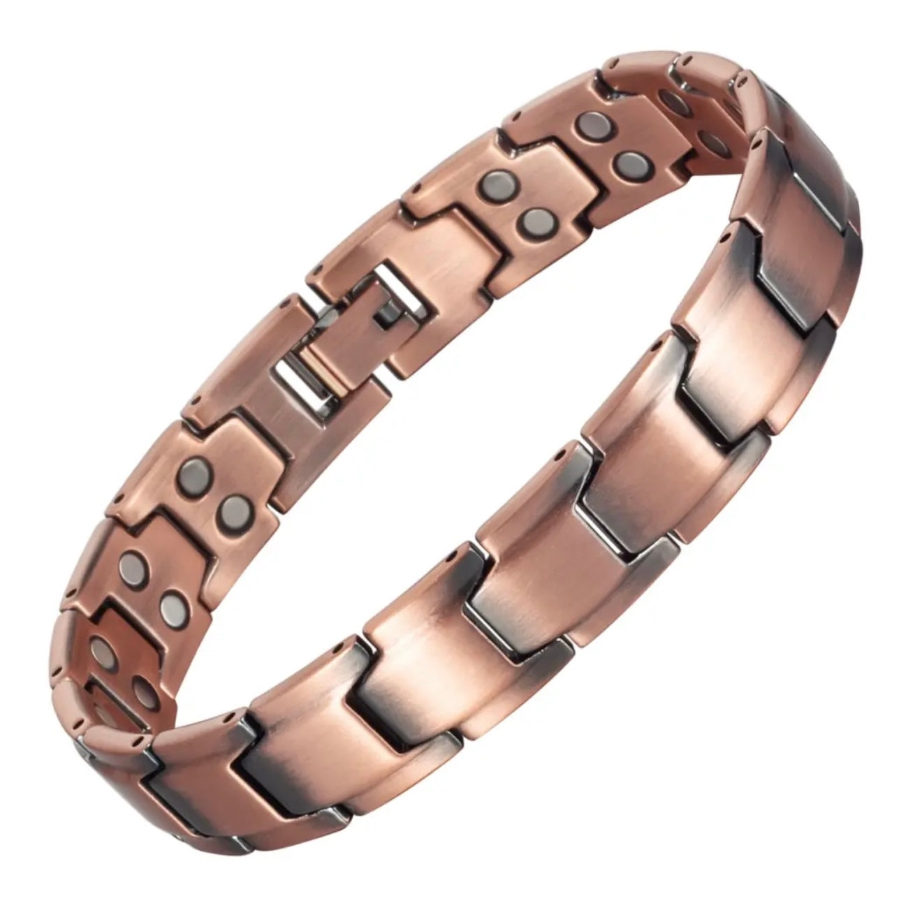 Wollet Men’s 99.95% Pure Copper Magnetic Bracelet