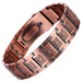 Wollet Bracelet for Men, 3X Strength Magnetic Therapy Bracelet with Powerful 3800 Gauss Magnets,Copper Cooper Jewelry