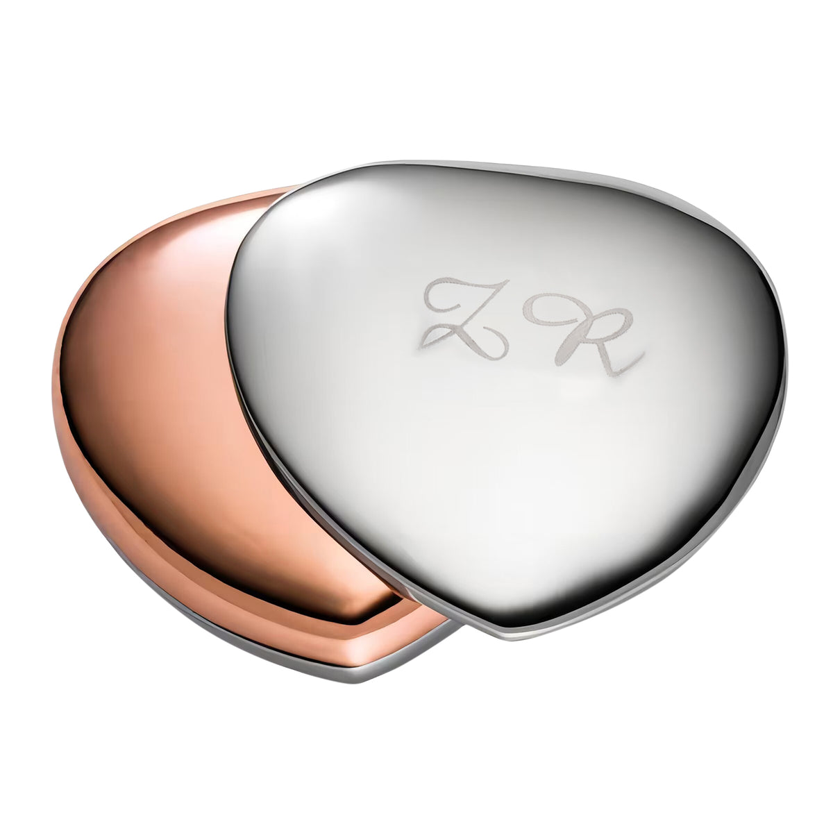 Magnetic Pendant Necklace – Polished Two-Tone Design