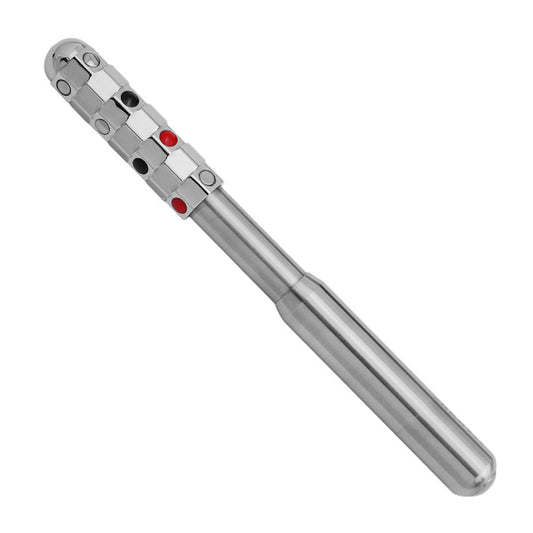 WOLLET Electric Vibration Energy Beauty Wand, Titanium Steel Germanium Acupressure Massager for Facial Contouring & Full Body Relief