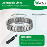 WOLLET Men’s   Bracele Magnetic Design. Timeless Style.