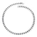 WOLLET Stainless Steel Magnetic Necklace for Men, Classic Silver Chain Design, Lightweight Everyday Jewelry