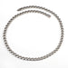 WOLLET Titanium Magnetic Bead Necklace for Men, Silver Energy Chain Jewelry, Minimalist Wellness Accessory