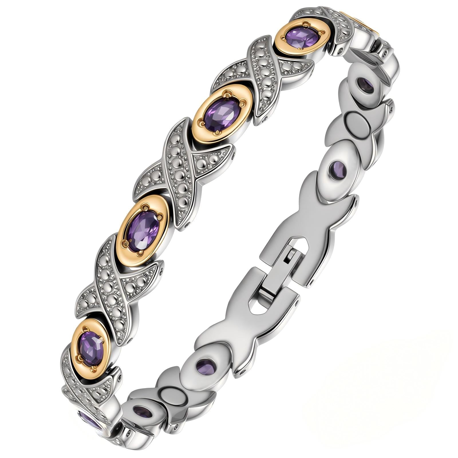 WOLLET Lightweight Titanium Bracelet for Women – Elegant Magnetic Jewelry for Everyday Wear product image