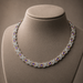 WOLLET Silver Gold Amethyst Necklace – Vintage Luxury Botanical Jewelry
