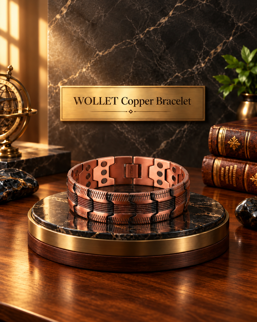 🔥3X Strength Copper Magnetic Bracelet for Men (Circulation Support)