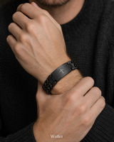 WOLLET Stainless Steel Magnetic Bracelet for Men