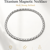 Wollet Magnetic Dog Collar, Premium Stainless Steel Pet Necklace
