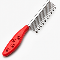 Black Mineral Massage Comb for Dogs & Cats