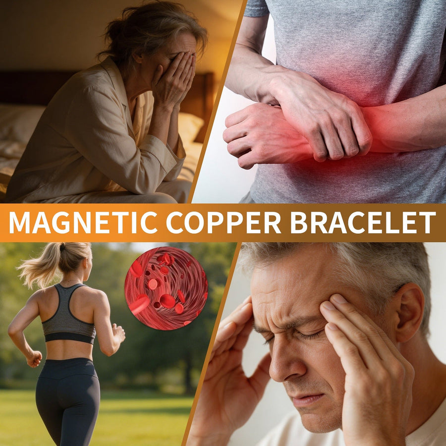 Wollet Pure Copper Magnetic Bracelet for Men