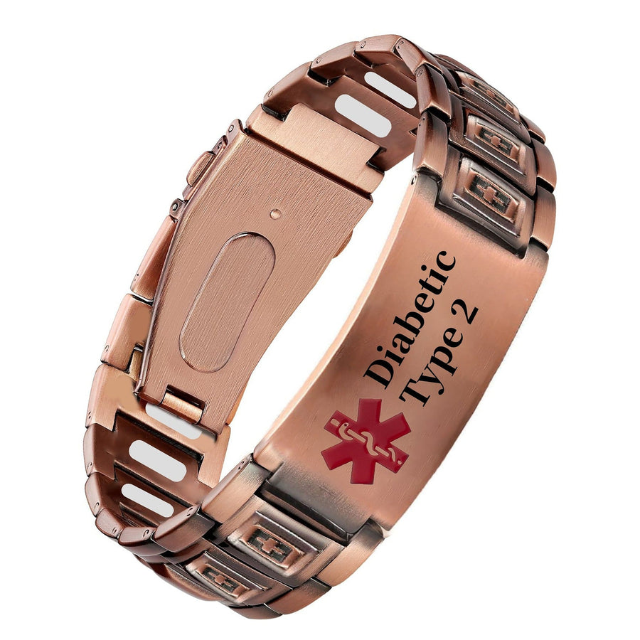 Wollet Pure Copper Magnetic Bracelet for Men