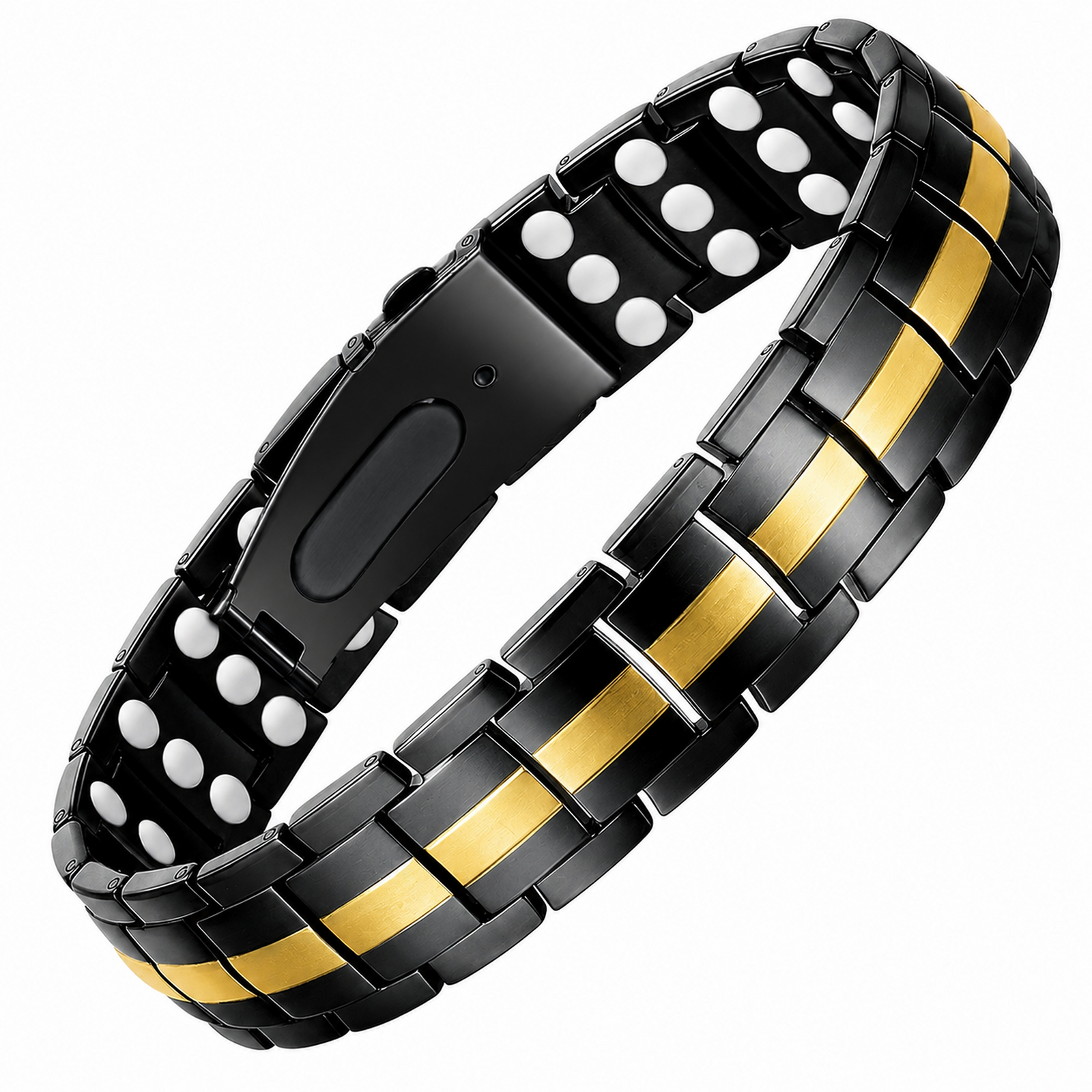 WOLLET Stainless Steel Magnetic Bracelet for Men