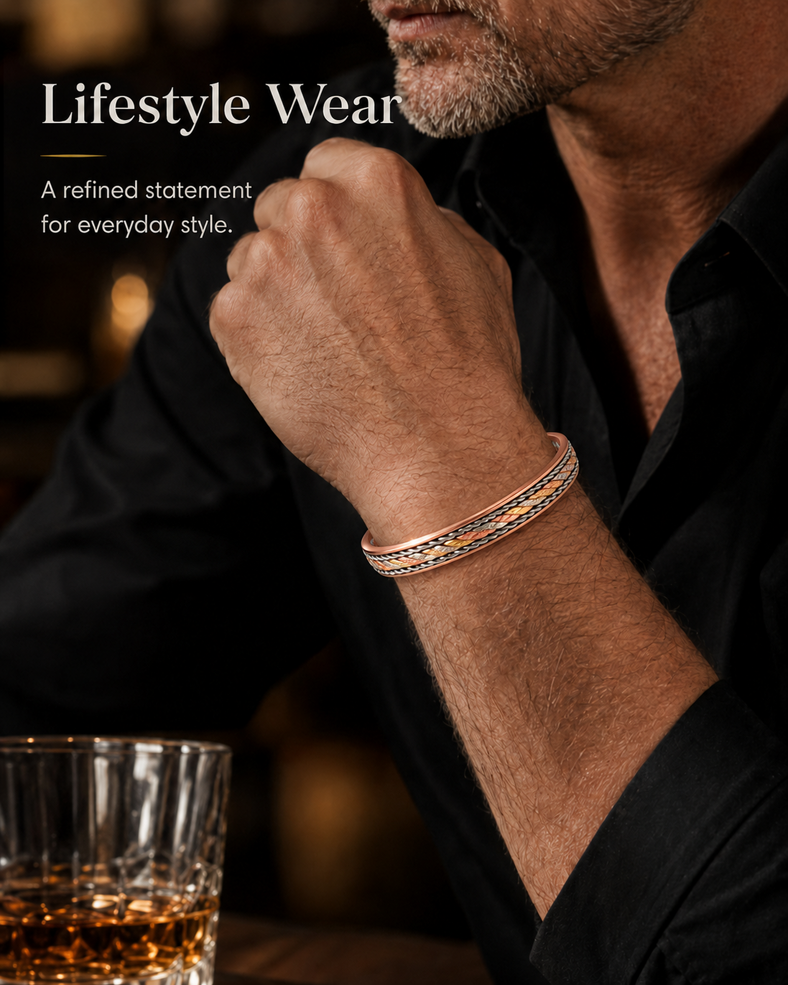 Men's Magnetic Copper Bracelets