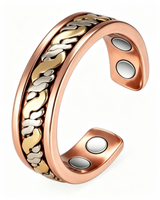 Men's Pure Copper Ring – Minimalist Adjustable Band