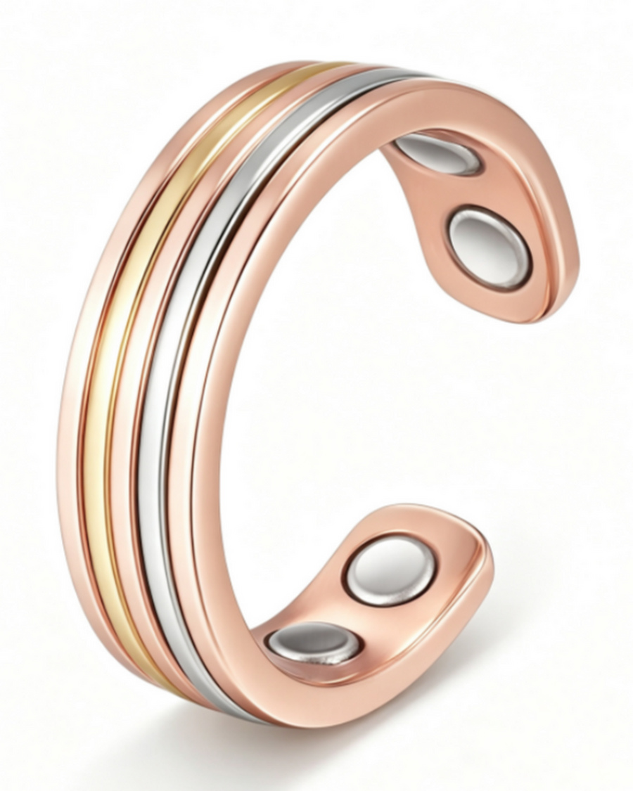 Wollet 99.99% Pure Copper Magnetic Ring for Men