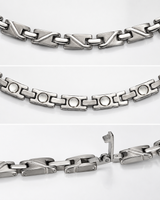 WOLLET Stainless Steel Magnetic Dog Collar