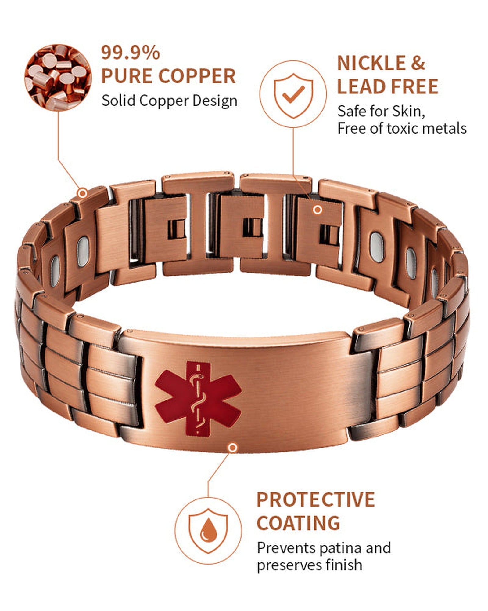 Copper never goes out of style. Bold, clean, and made to stand out. ✨