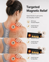 WOLLET Magnetic Acupressure Patches – 800 Gauss Hematite Magnets Kit